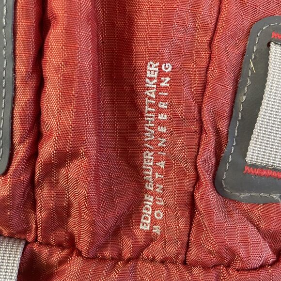 Vintage Eddie Bauer First Ascent Little Tahoma 30 Mountaineer Pack Orange Gray - Picture 8 of 16